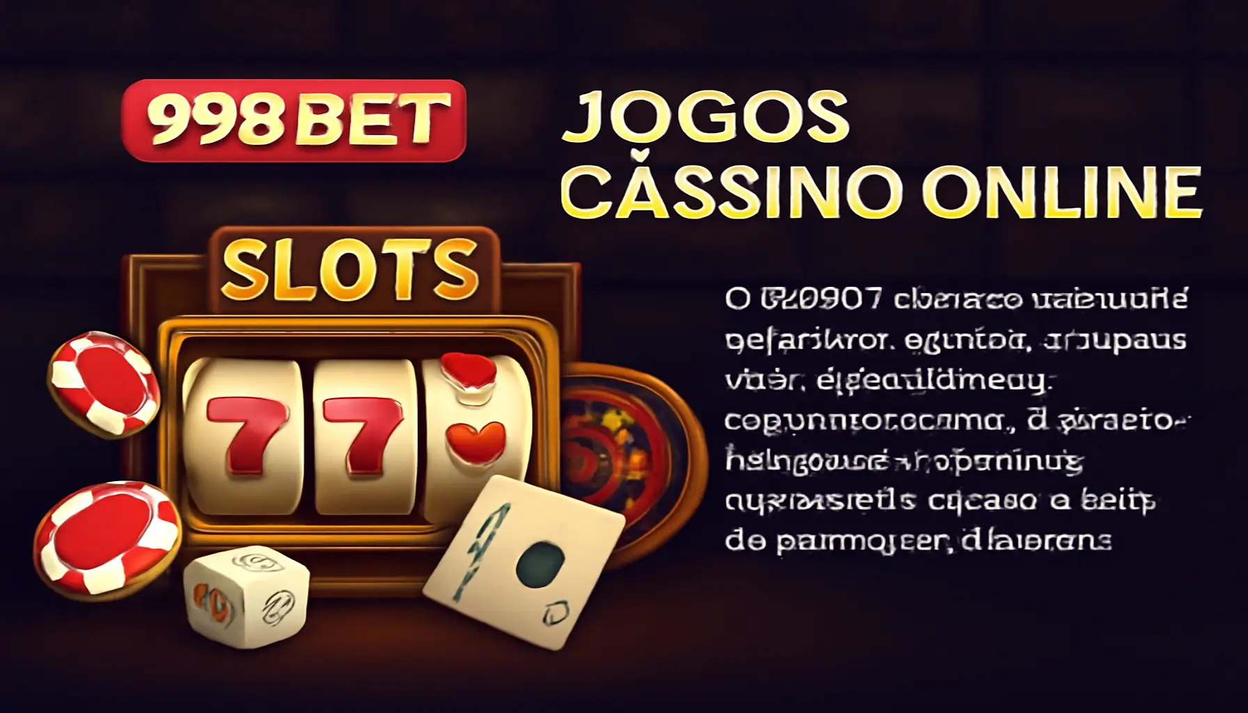 Jogos de cassino online 998BET