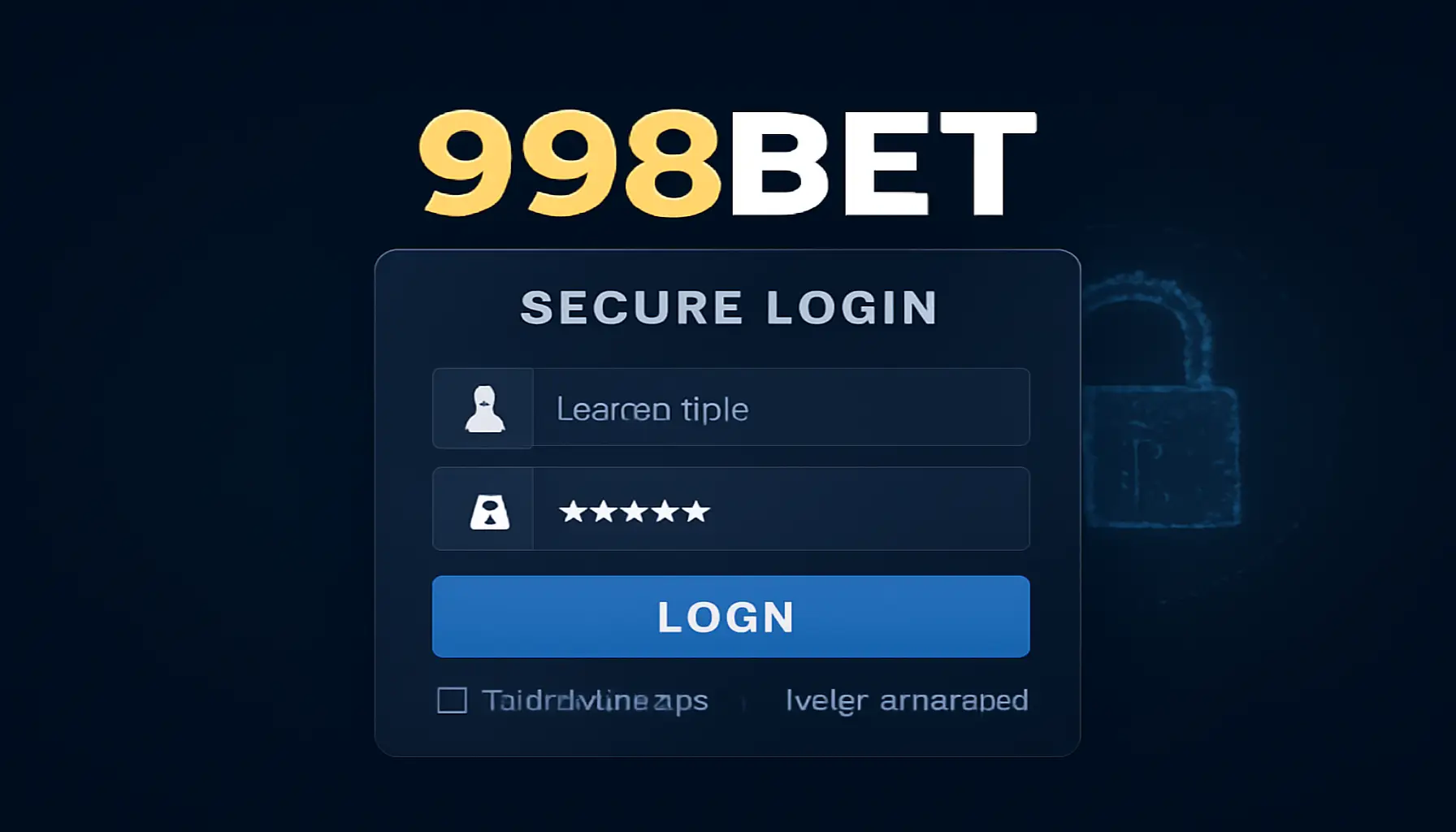 Registro na 998BET Garante Acesso a uma Vasta Seleção de jogo